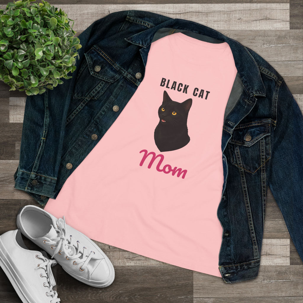 Black Cat Mom Women's Tee