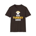 Head Turkey Carver Funny Thanksgiving T-Shirt – Gifted Porch, view 6