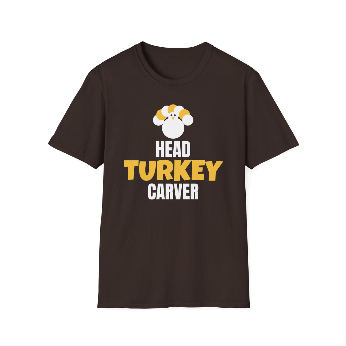 Head Turkey Carver Funny Thanksgiving T-Shirt – Gifted Porch, view 6