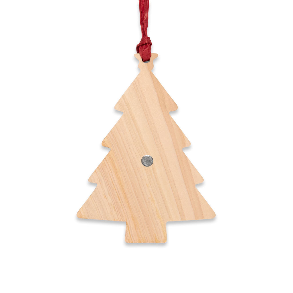 Personalized Dog Name Wood Ornament