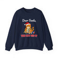 Dear Santa The Cat Did It Sweatshirt