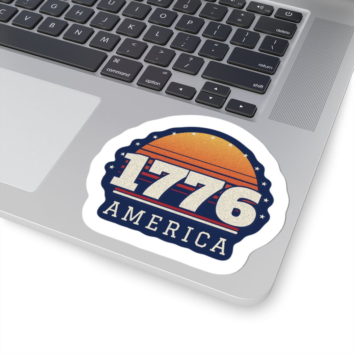 Retro 1776 Sunset Sticker