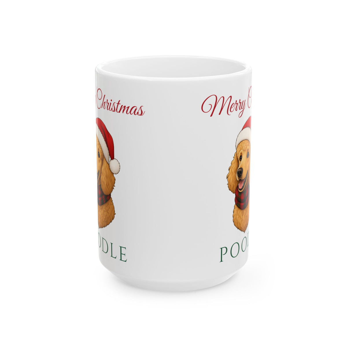 Poodle Dog Christmas Mug – Gifted Porch, view 3