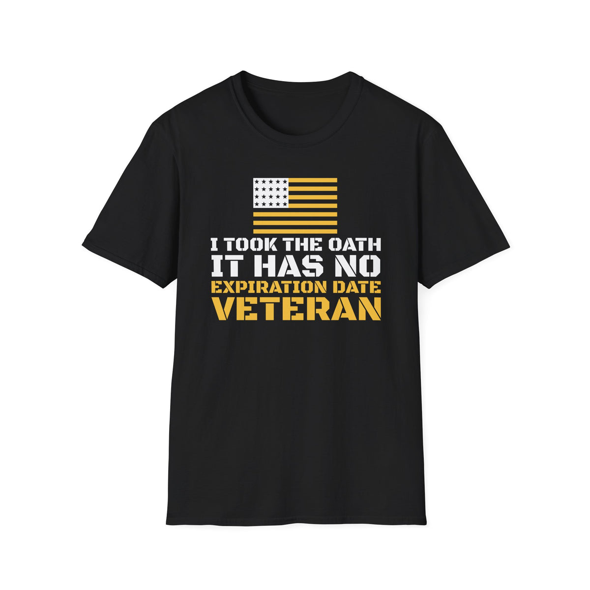 I Took The Oath It Has No Expiration Date Veteran T-Shirt – Gifted Porch, view 2