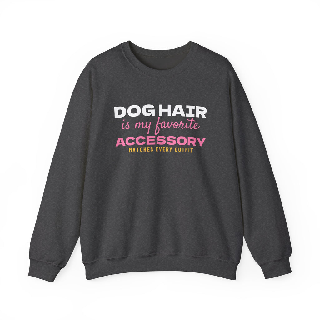 Dog Hair Is My Favorite Accessory Sweatshirt – Dog lover gift, photo 4