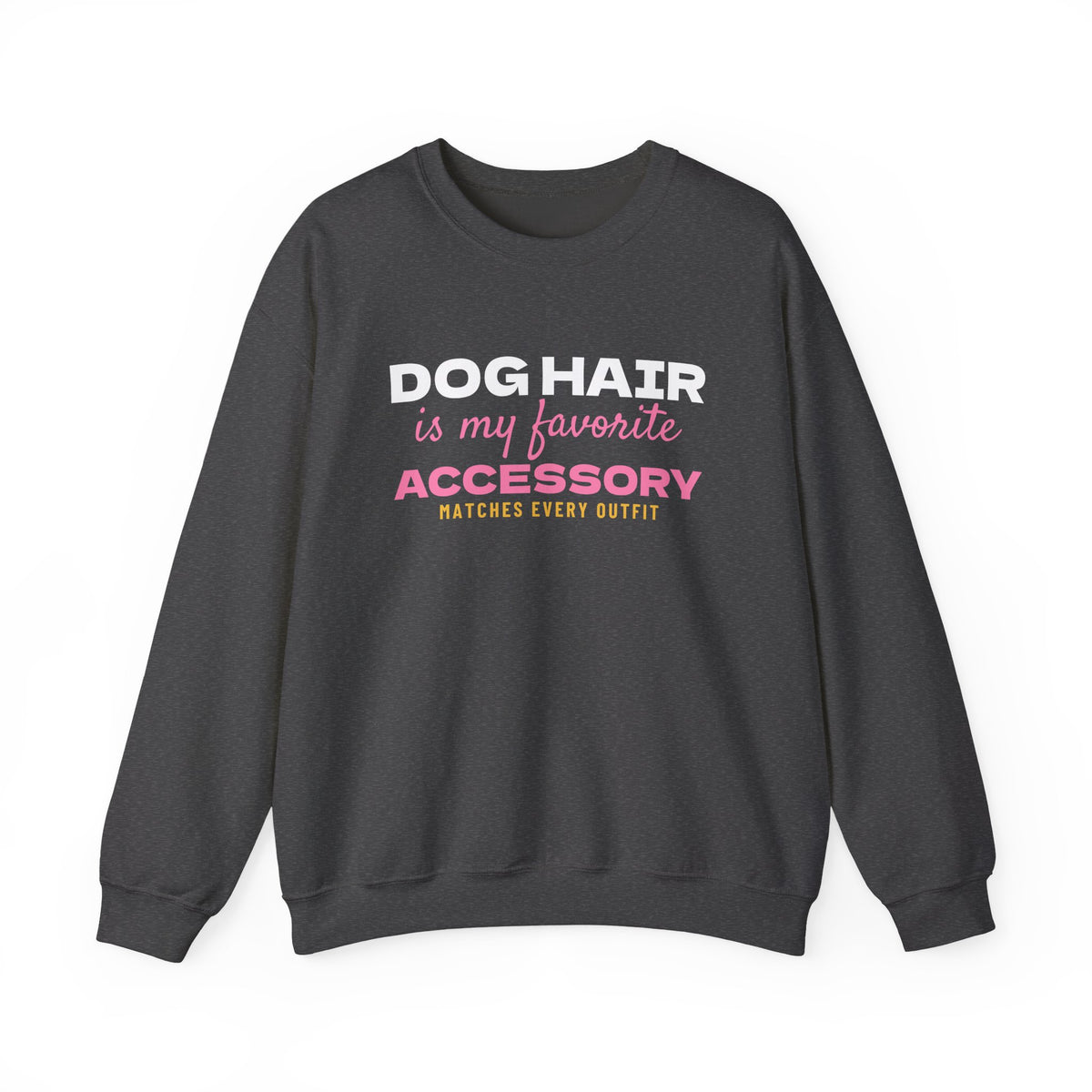 Dog Hair Is My Favorite Accessory Sweatshirt – Dog lover gift, photo 4