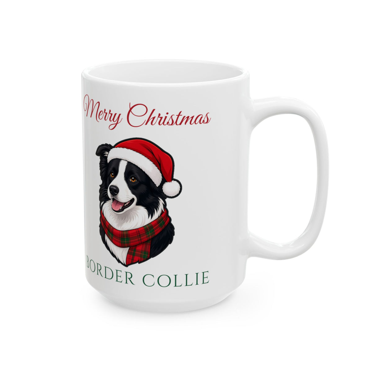 Border Collie Dog Christmas Mug – Gifted Porch, view 8