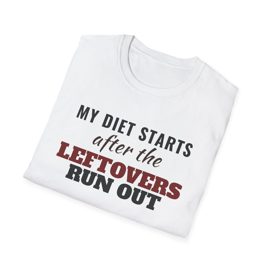 Diet Starts After The Leftovers Run Out Thanksgiving T-Shirt – Gifted Porch, view 9
