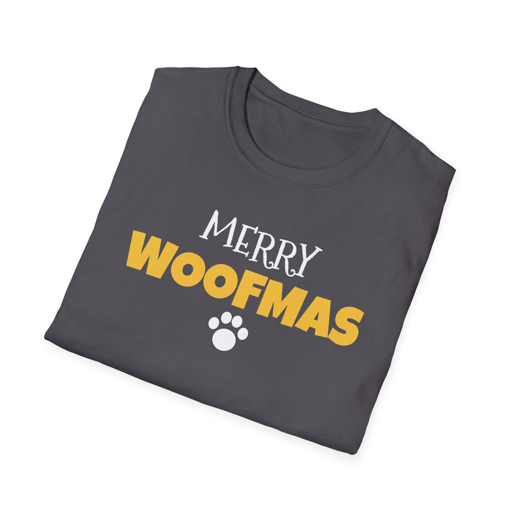 Merry Woofmas Funny Dog Christmas T-Shirt Dog Mom Dog Dad Holiday Gift Tee – Gifted Porch