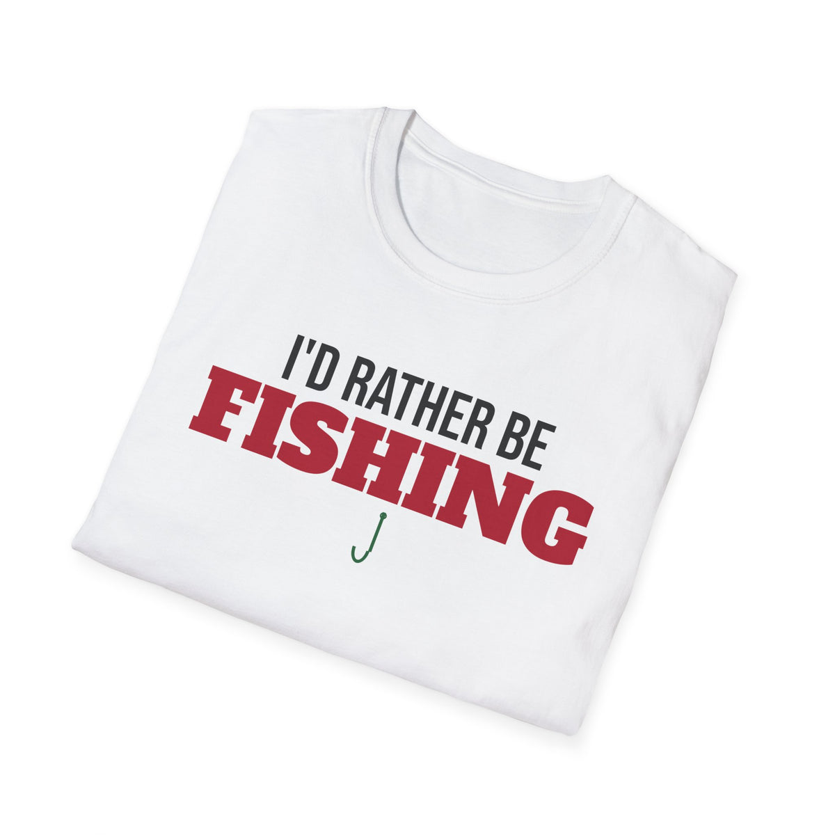 I'd Rather Be Fishing T-Shirt Fisherman Lake Life Gift Tee – Gifted Porch
