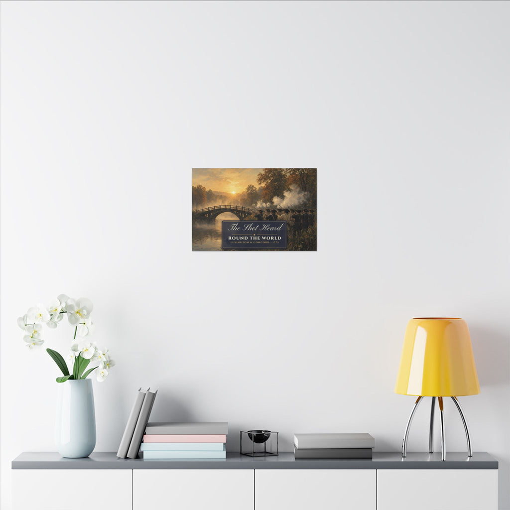 Lexington & Concord 1775 Canvas – patriotic gift, photo 6
