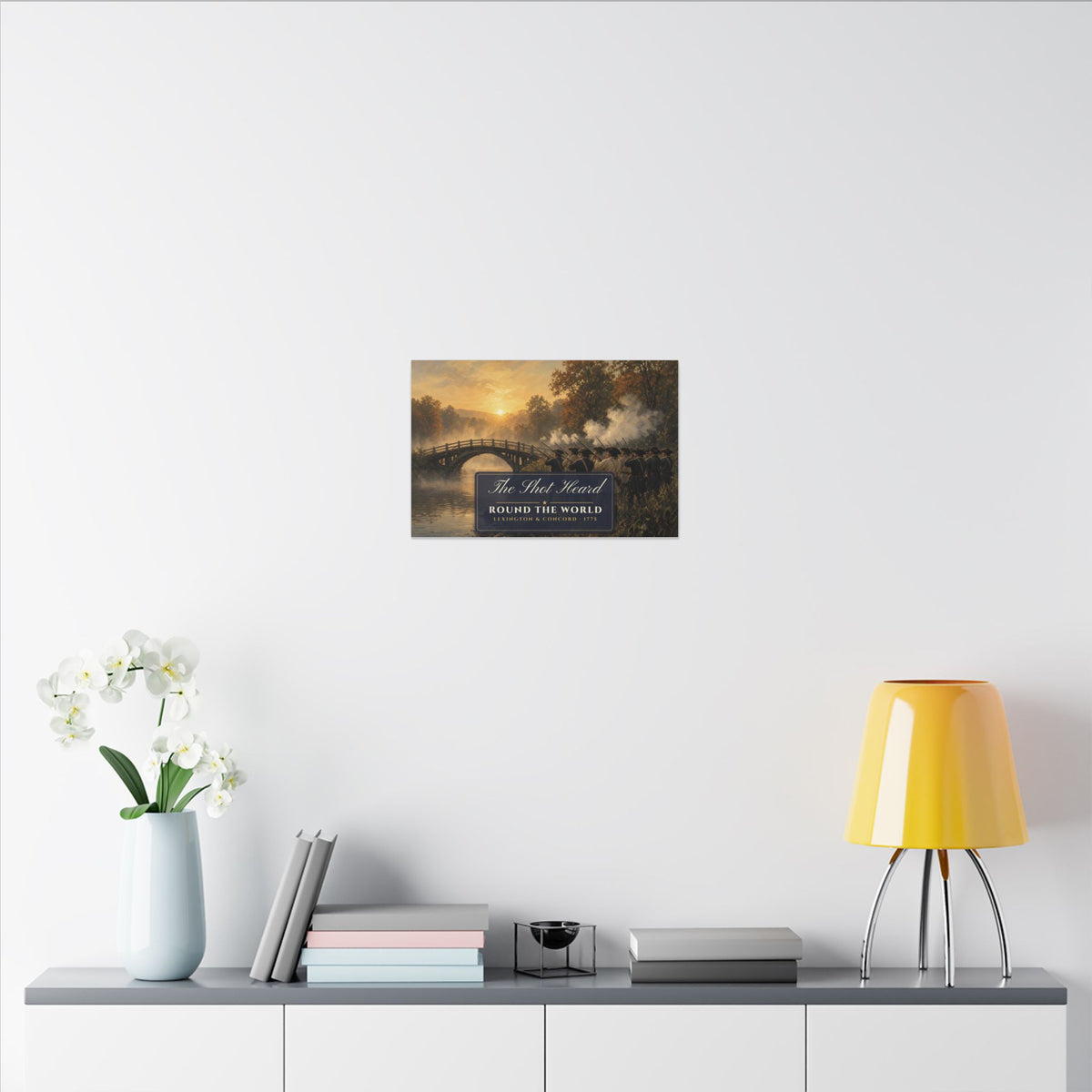 Lexington & Concord 1775 Canvas – patriotic gift, photo 6
