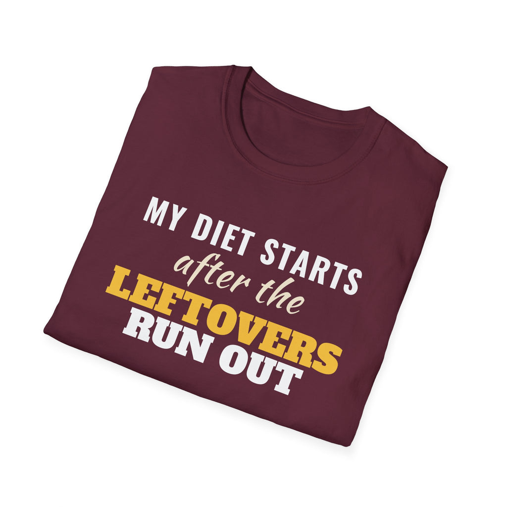 Diet Starts After The Leftovers Run Out Thanksgiving T-Shirt – Gifted Porch, view 21