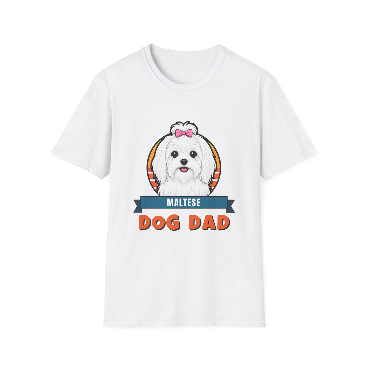 Maltese Dog Dad Shirt