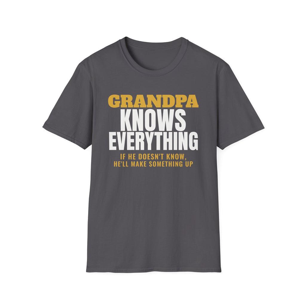 Grandpa Knows Everything Funny Grandpa T-Shirt Gift from Grandkids Fathers Day – Gifted Porch