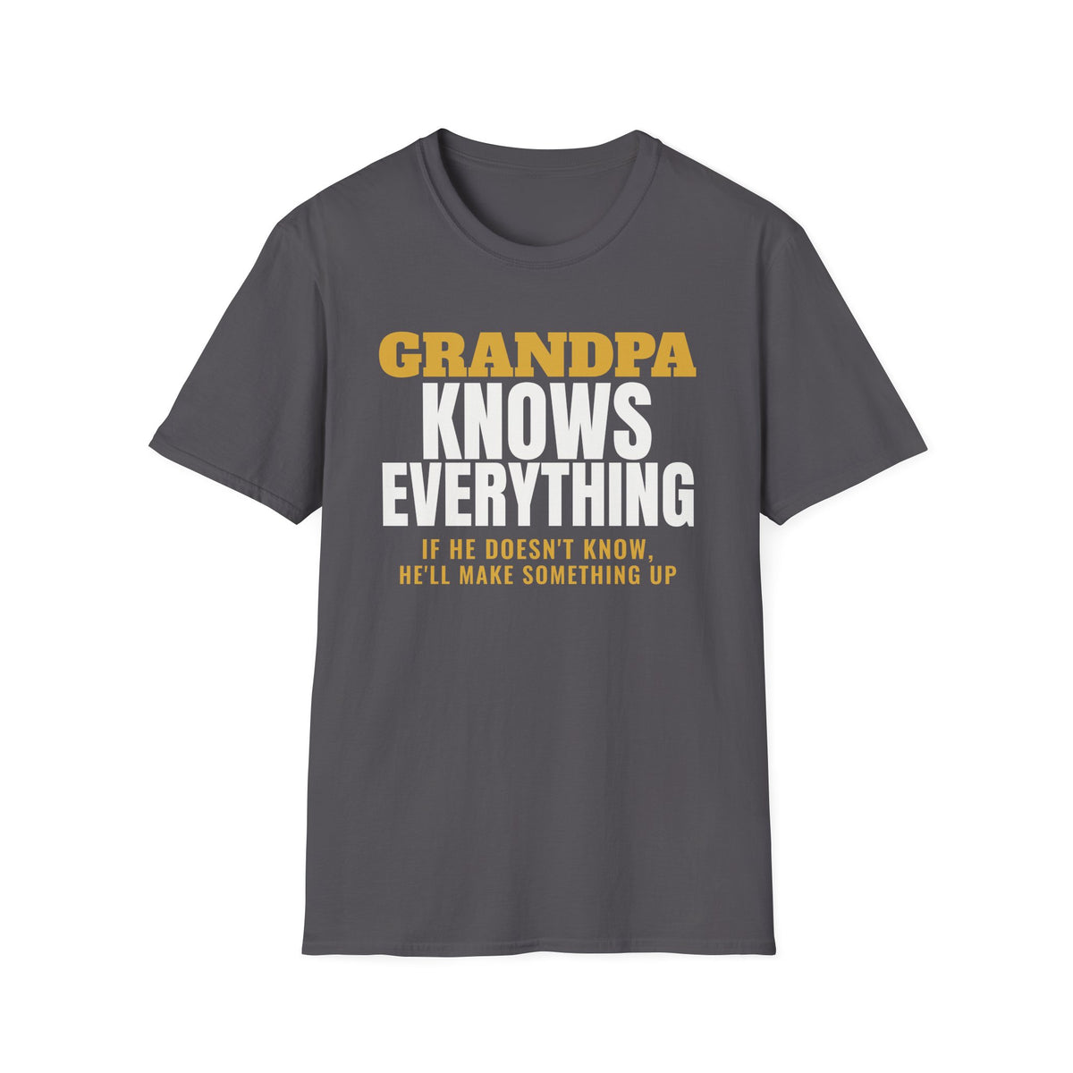 Grandpa Knows Everything Funny Grandpa T-Shirt Gift from Grandkids Fathers Day – Gifted Porch