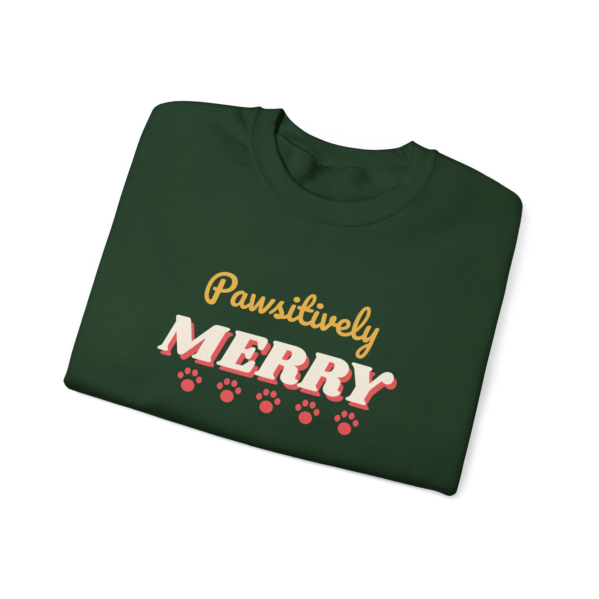 Pawsitively Merry Christmas Sweatshirt