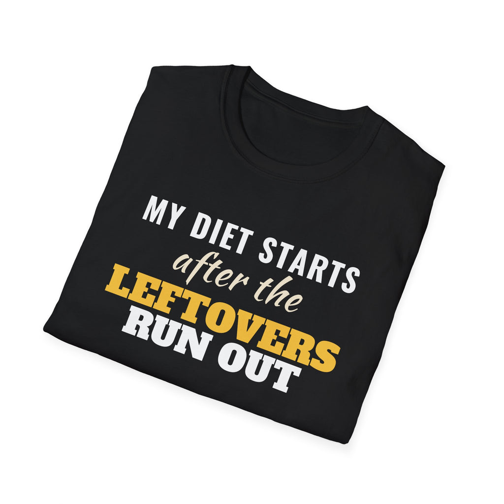 Diet Starts After The Leftovers Run Out Thanksgiving T-Shirt – Gifted Porch, view 12
