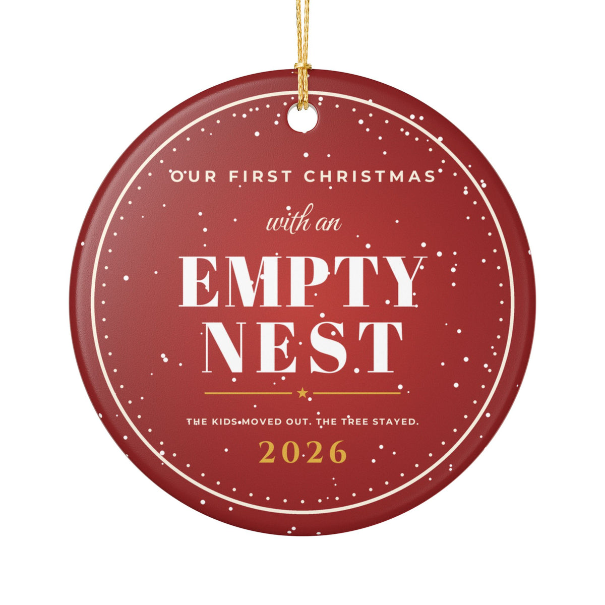 Our First Christmas With An Empty Nest 2026 Ornament – Gifted Porch, view 2