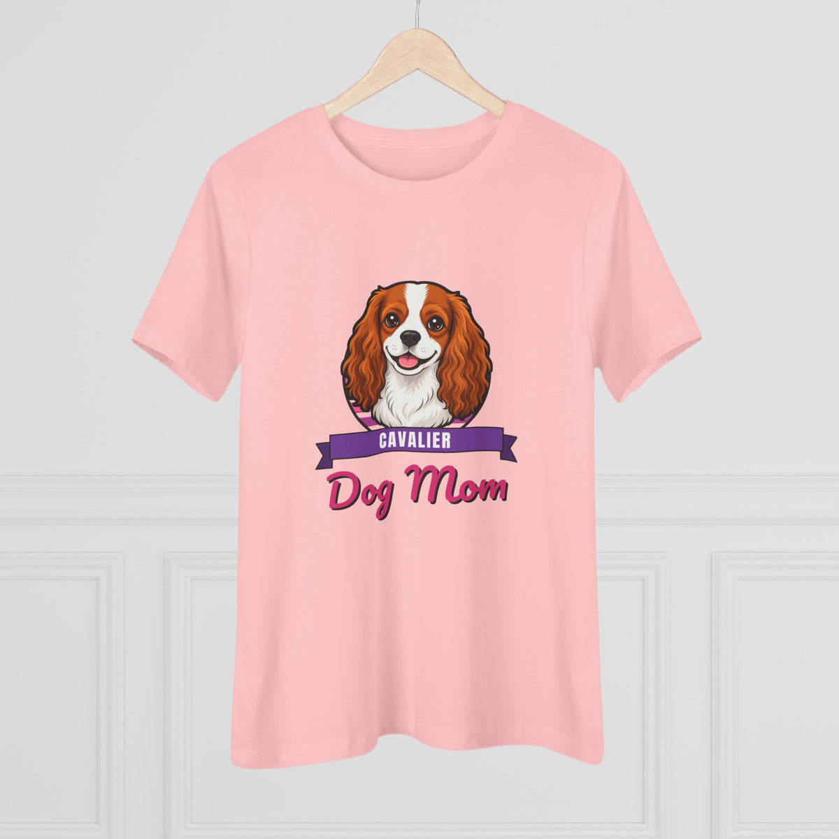 Cavalier King Charles Spaniel Dog Mom Women's Tee