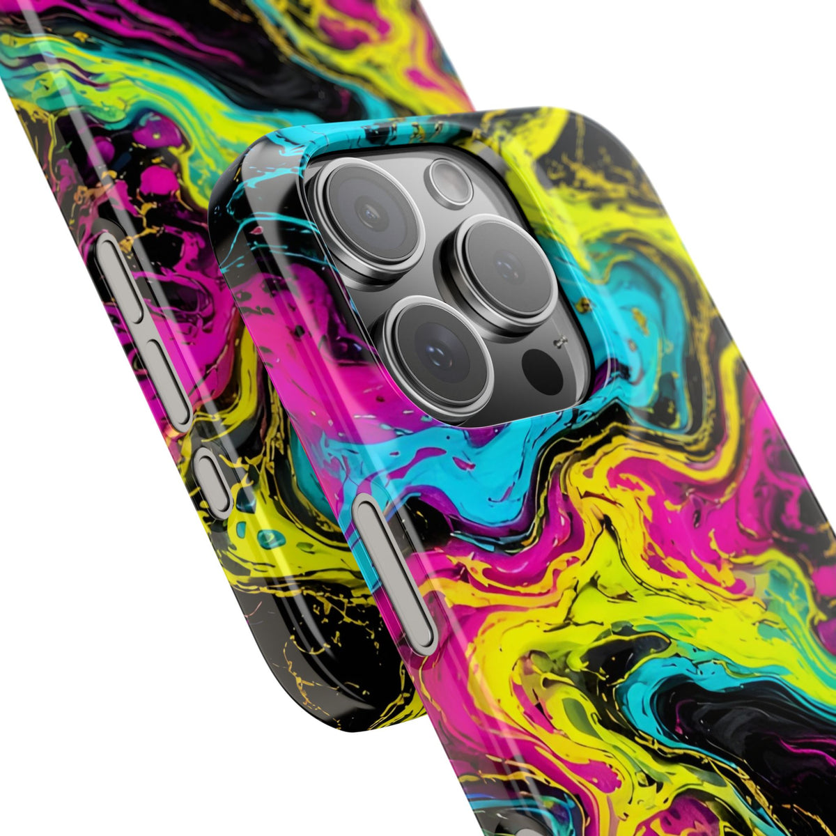 Neon Marble Abstract Phone Case