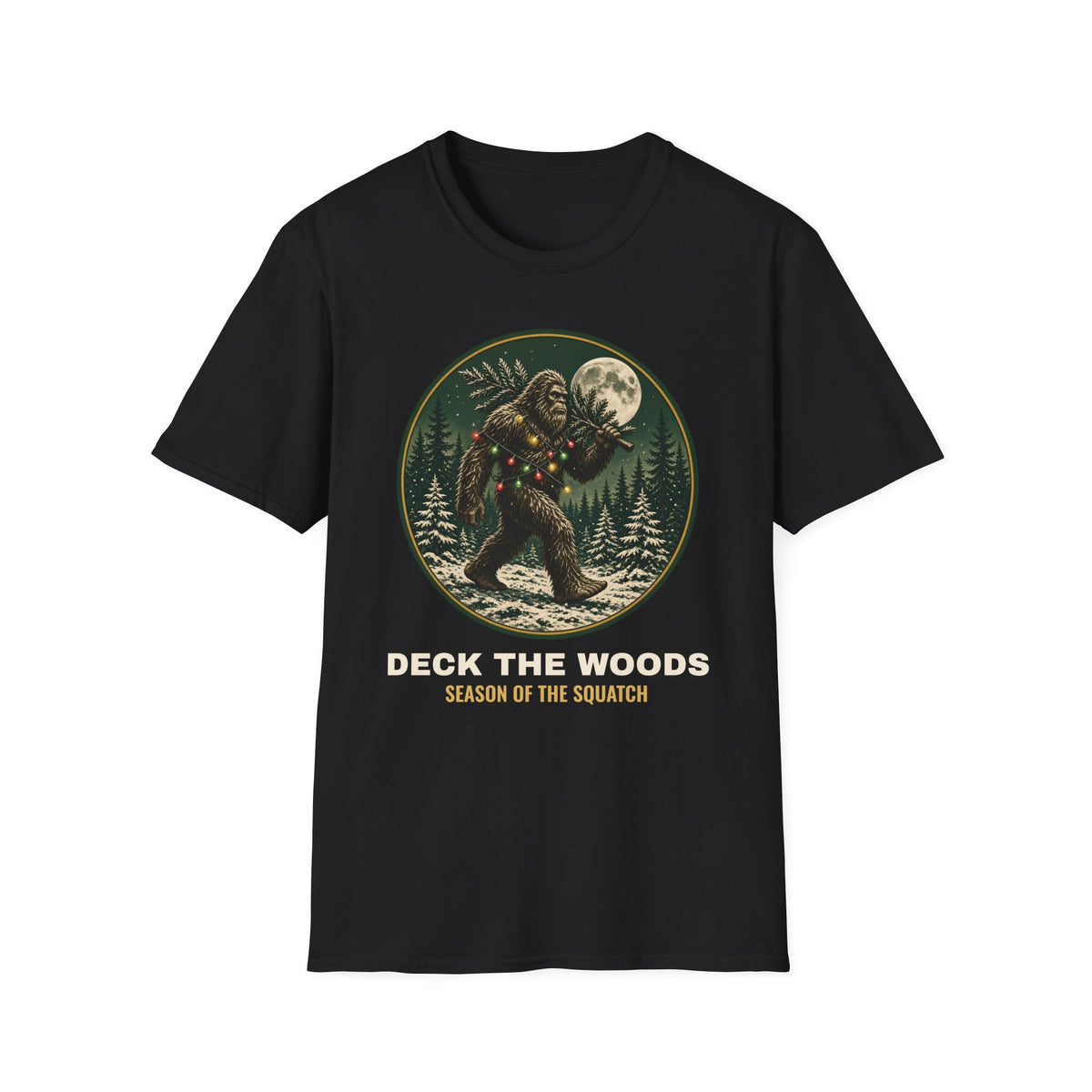Deck The Woods Sasquatch Tee