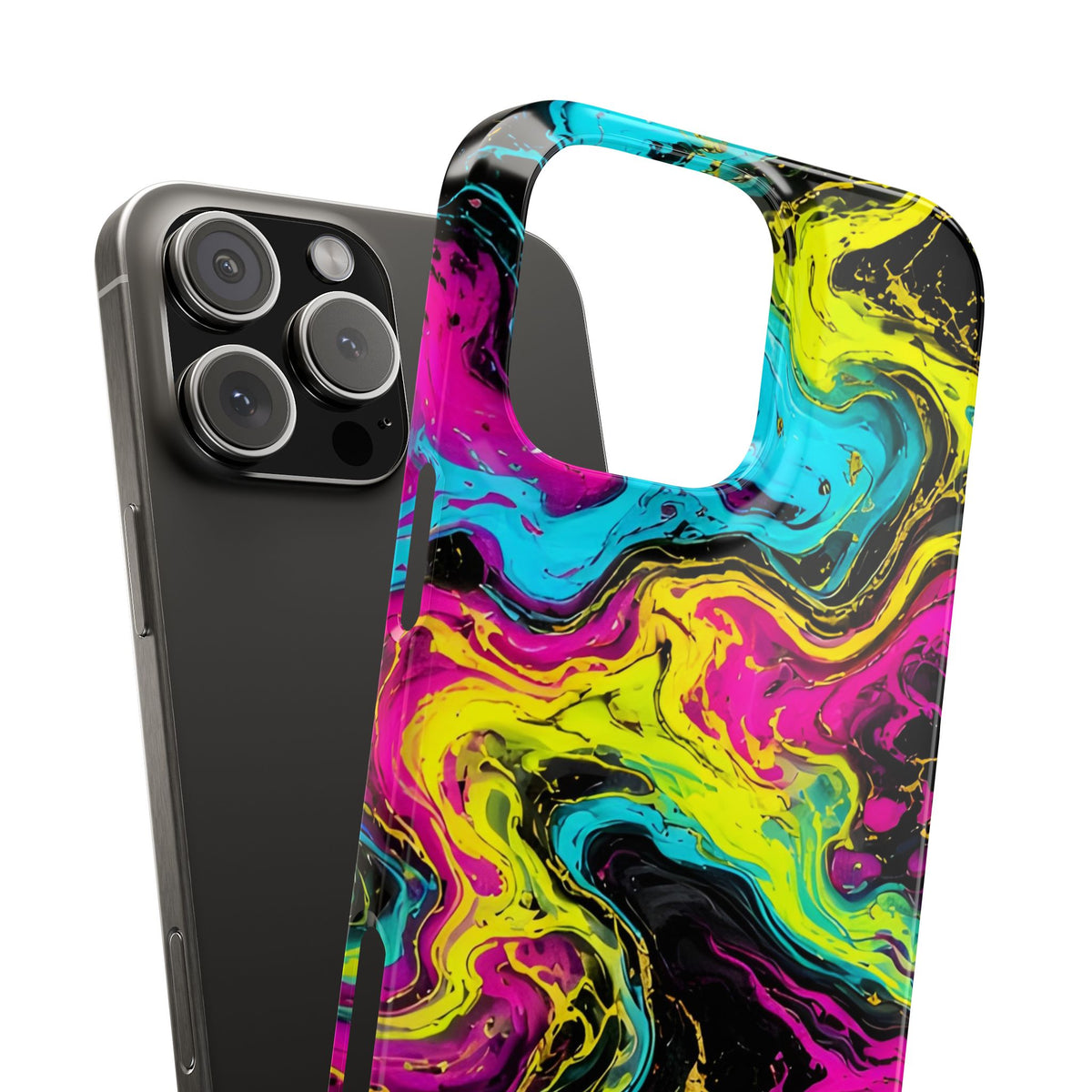 Neon Marble Abstract Phone Case