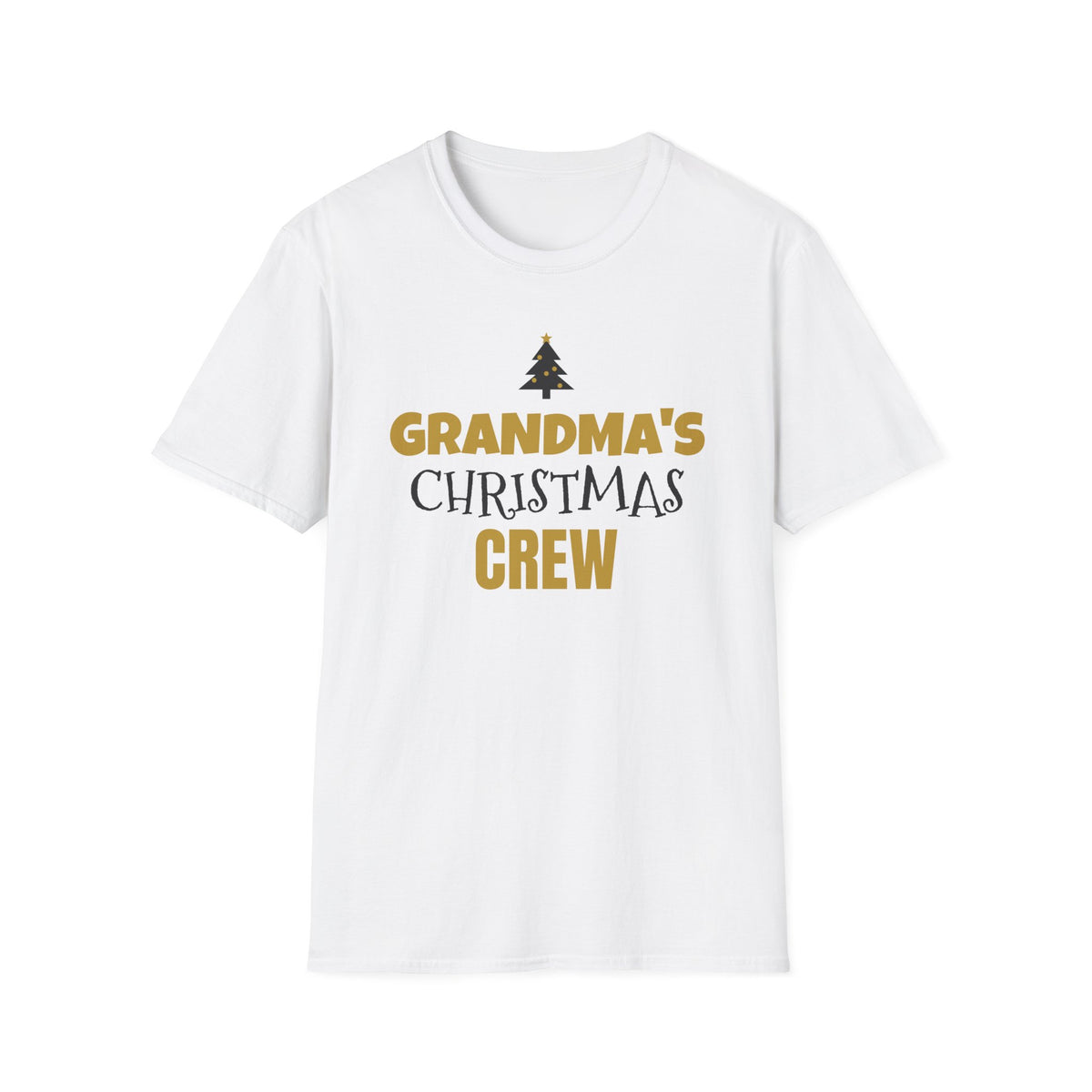 Grandma's Christmas Crew T-Shirt Family Matching Grandkids Holiday Gift Tee – Gifted Porch