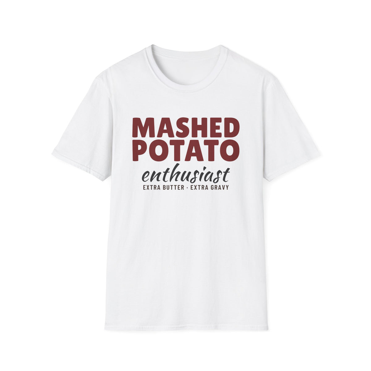 Mashed Potato Enthusiast Funny Thanksgiving T-Shirt – Gifted Porch, view 1