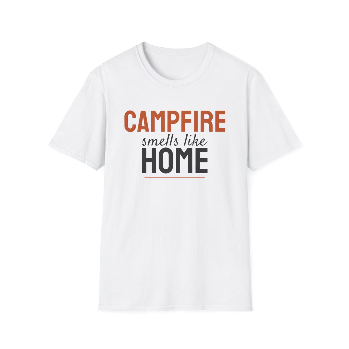 Campfire Smells Like Home Camping T-Shirt – Gifted Porch, view 1