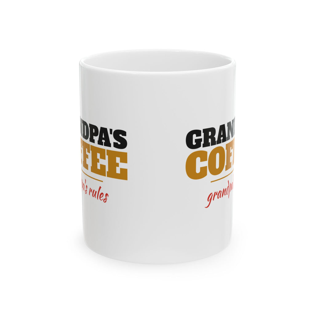 Grandpa's Coffee Grandpa's Rules Mug Grandpa Gift – Gifted Porch, view 2