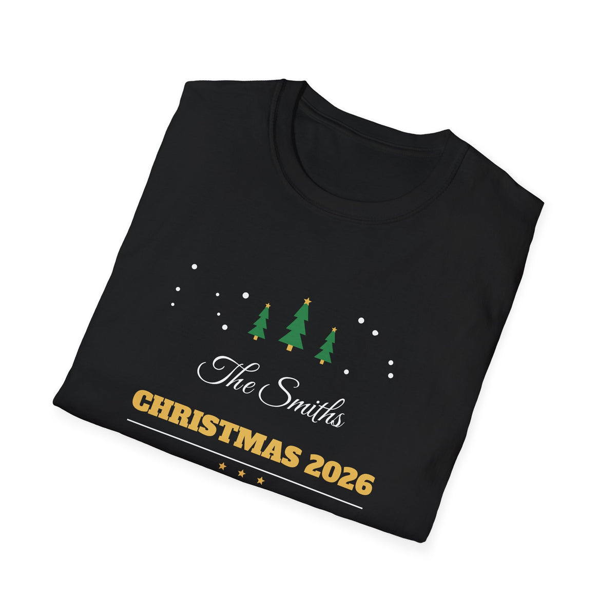 Custom Family Name Christmas 2026 Tee