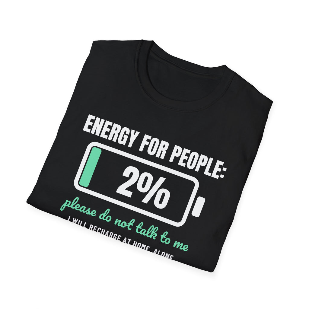 Energy For People 2 Percent Funny Introvert T-Shirt – Gifted Porch, view 8