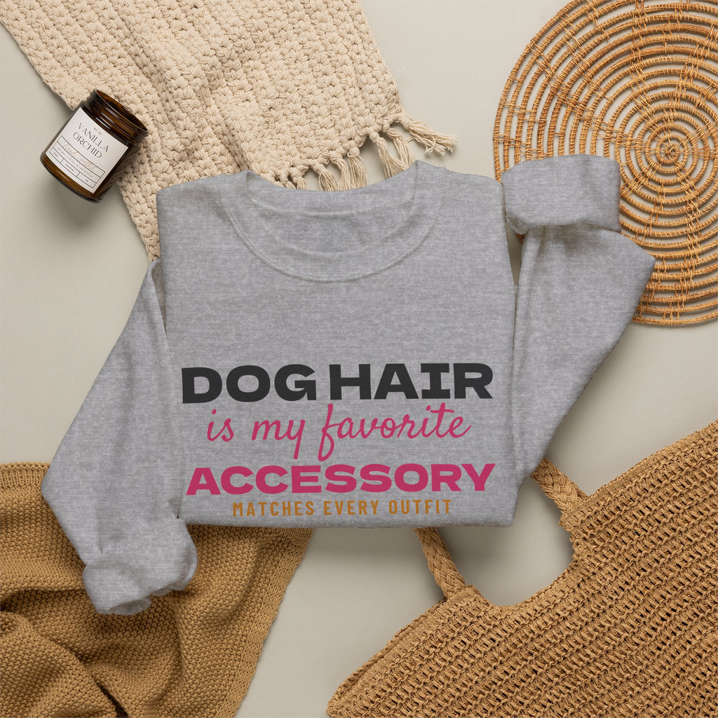 Dog Hair Is My Favorite Accessory Sweatshirt – Dog lover gift, photo 14
