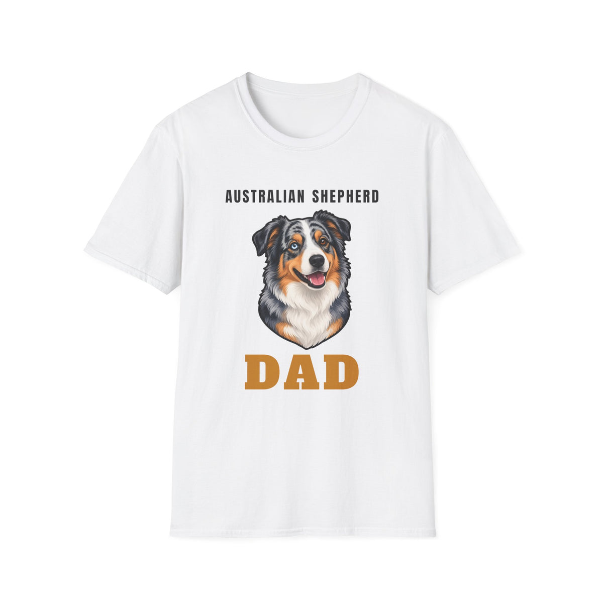 Australian Shepherd Dog Dad Shirt – Gifted Porch, view 1