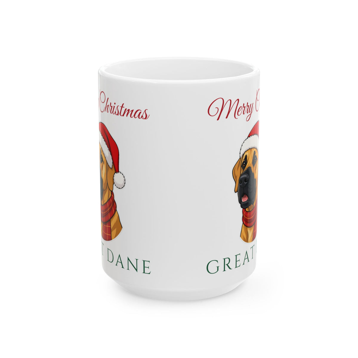 Great Dane Dog Christmas Mug