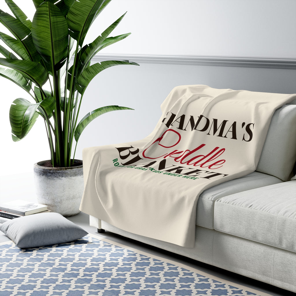 Grandma's Cuddle Blanket Sherpa Fleece Throw – Gifted Porch, view 3