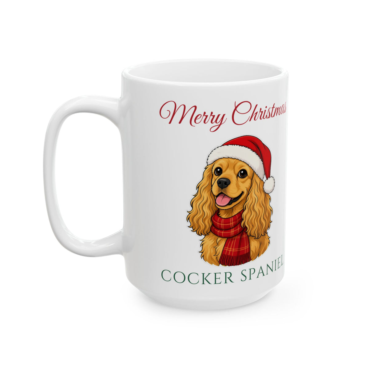 Cocker Spaniel Dog Christmas Mug