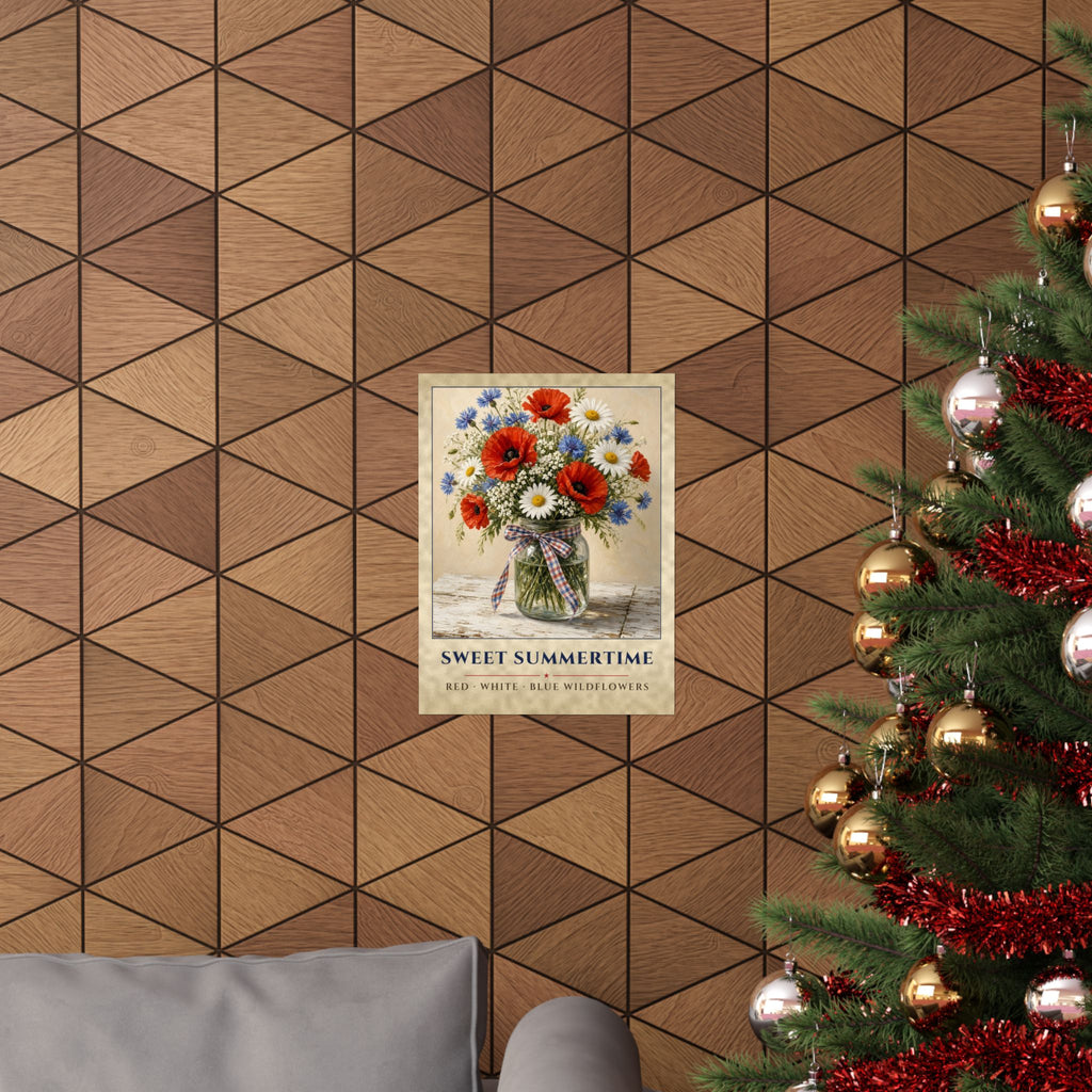 Summer Wildflowers Poster