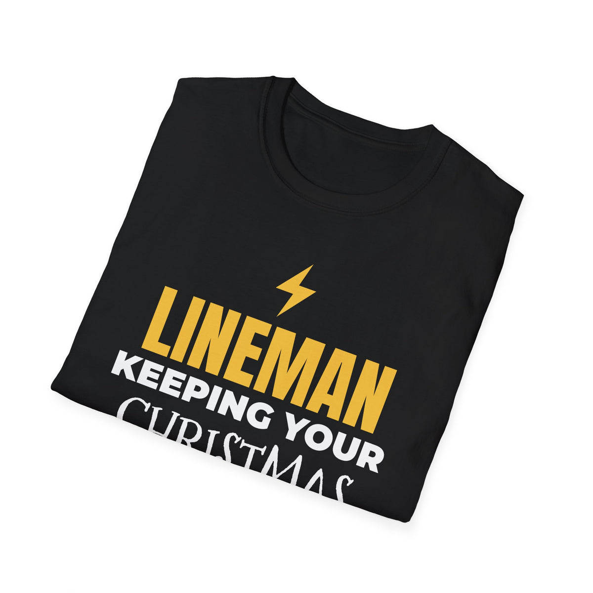 Lineman Keeping Your Christmas Lights On T-Shirt Power Lineman Holiday Gift – Gifted Porch
