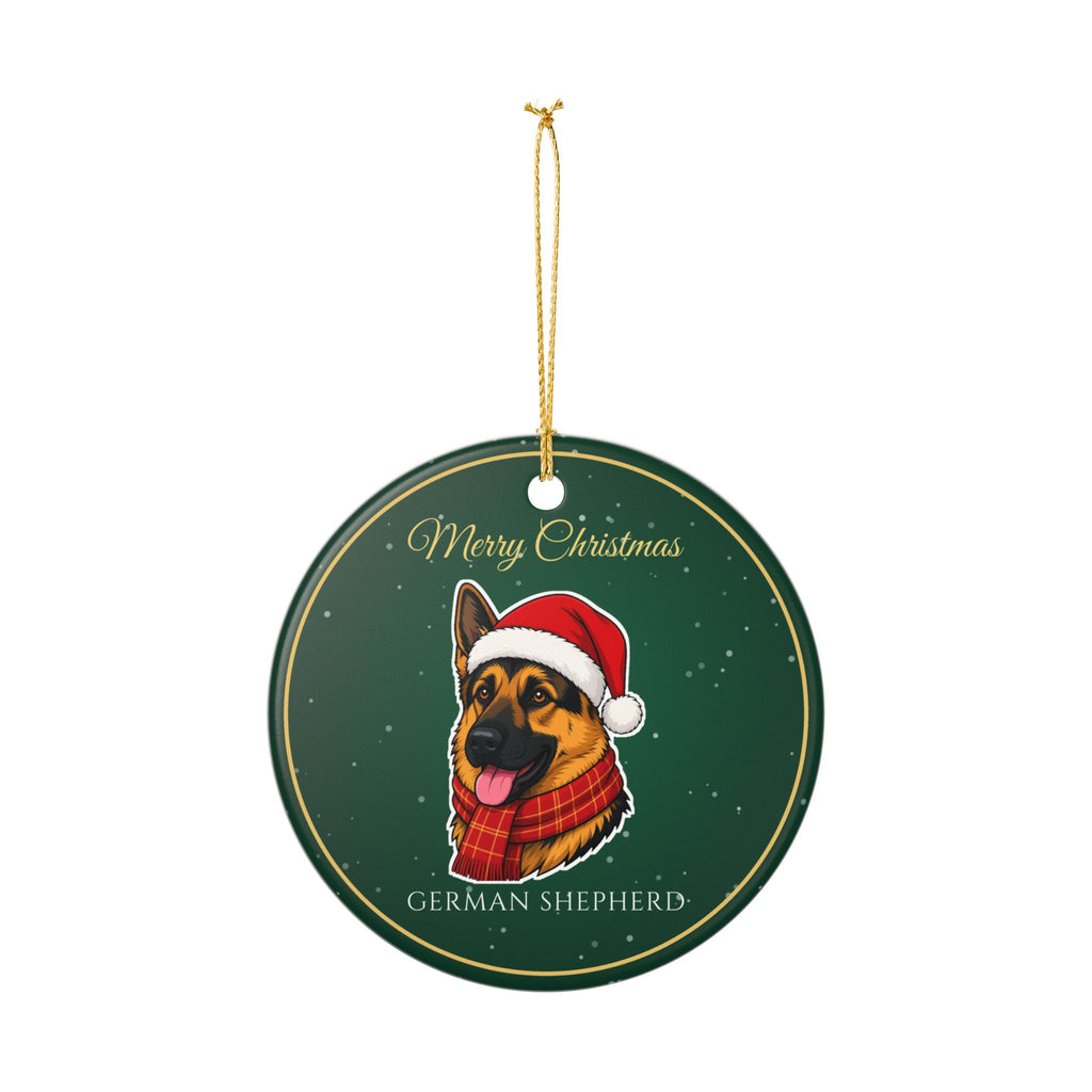 German Shepherd Dog Christmas Ornament