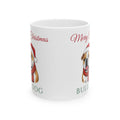 English Bulldog Dog Christmas Mug