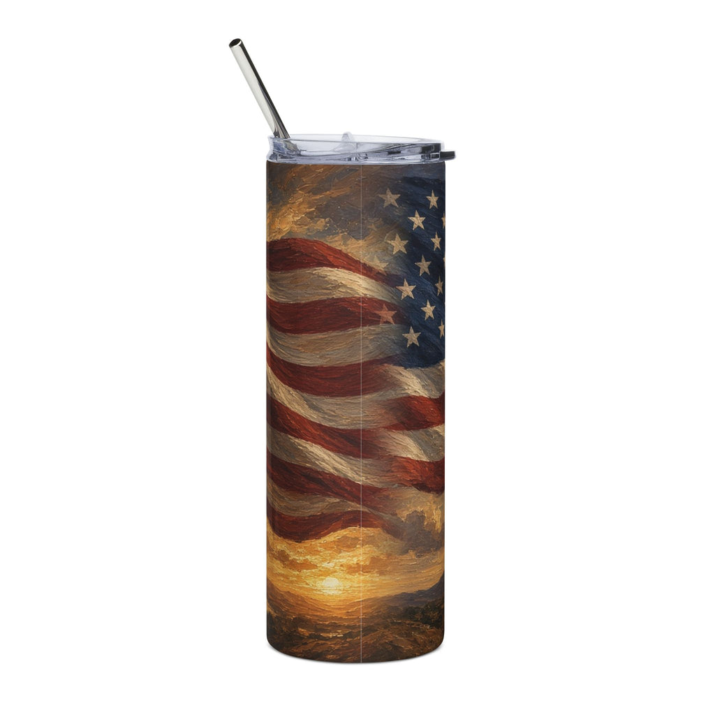 Land of the Free Flag 20oz Tumbler