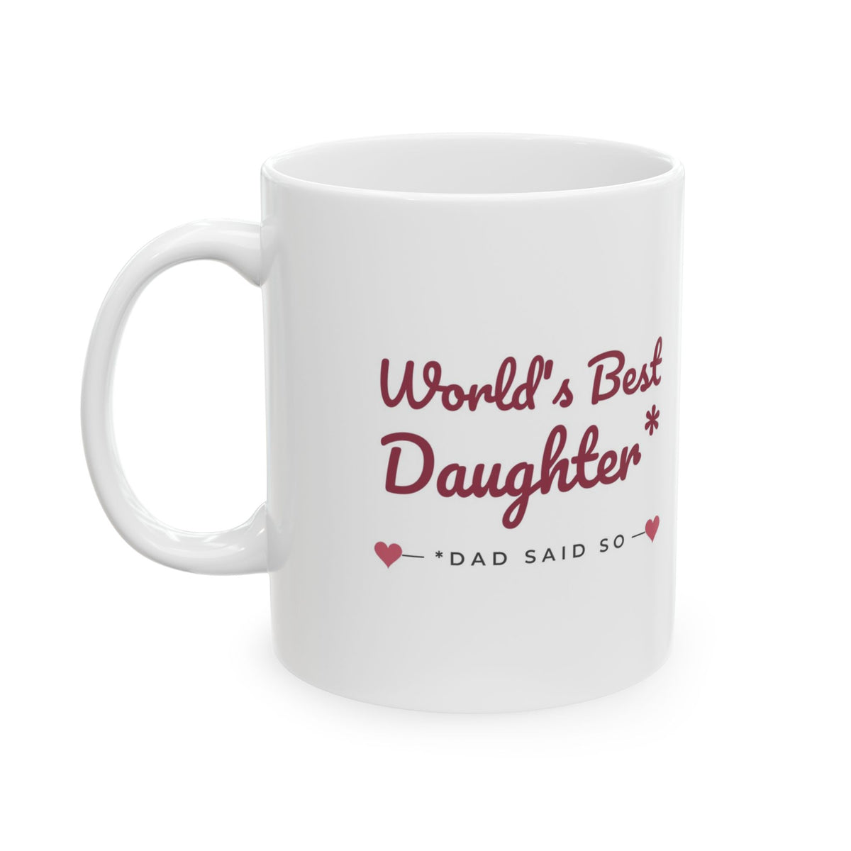 World's Best Daughter, Dad Said So Mug