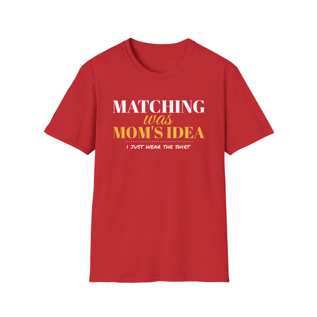 Matching Was Mom's Idea Funny Family Christmas T-Shirt – Gifted Porch, view 4