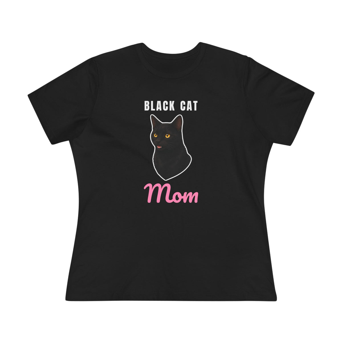 Black Cat Mom Women's Tee
