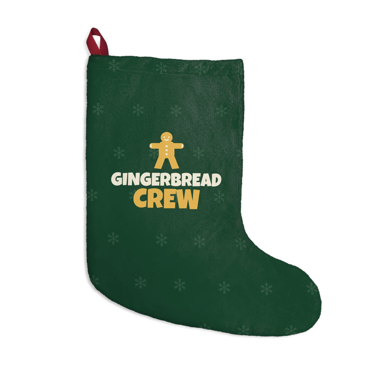 Gingerbread Crew Christmas Stocking