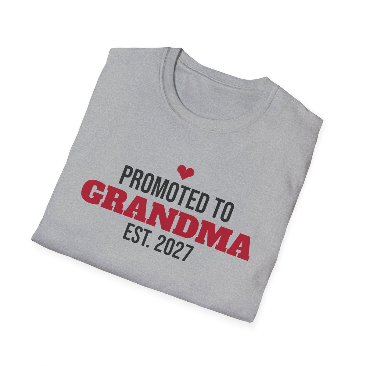 Promoted To Grandma Est 2027 T-Shirt Pregnancy Announcement New Grandma Tee – Gifted Porch