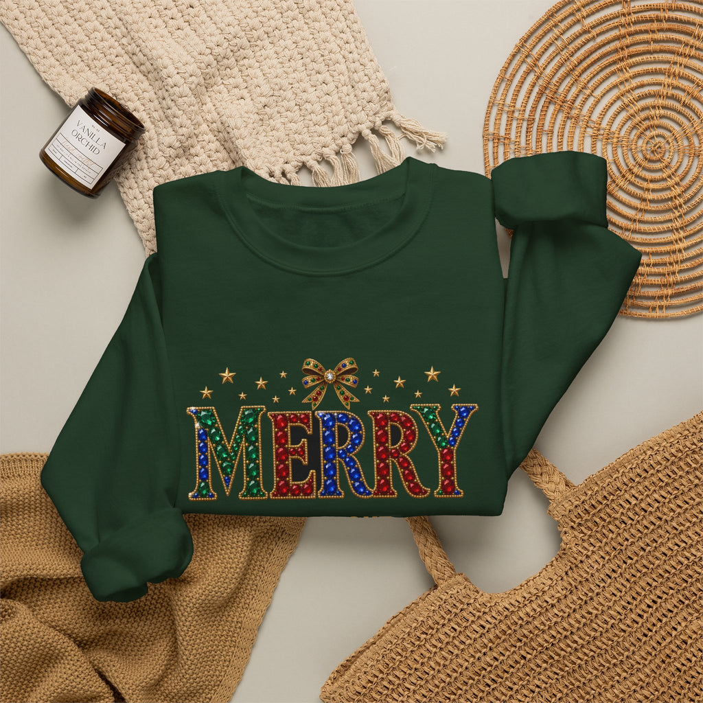 Merry & Bright Jewel Sweatshirt