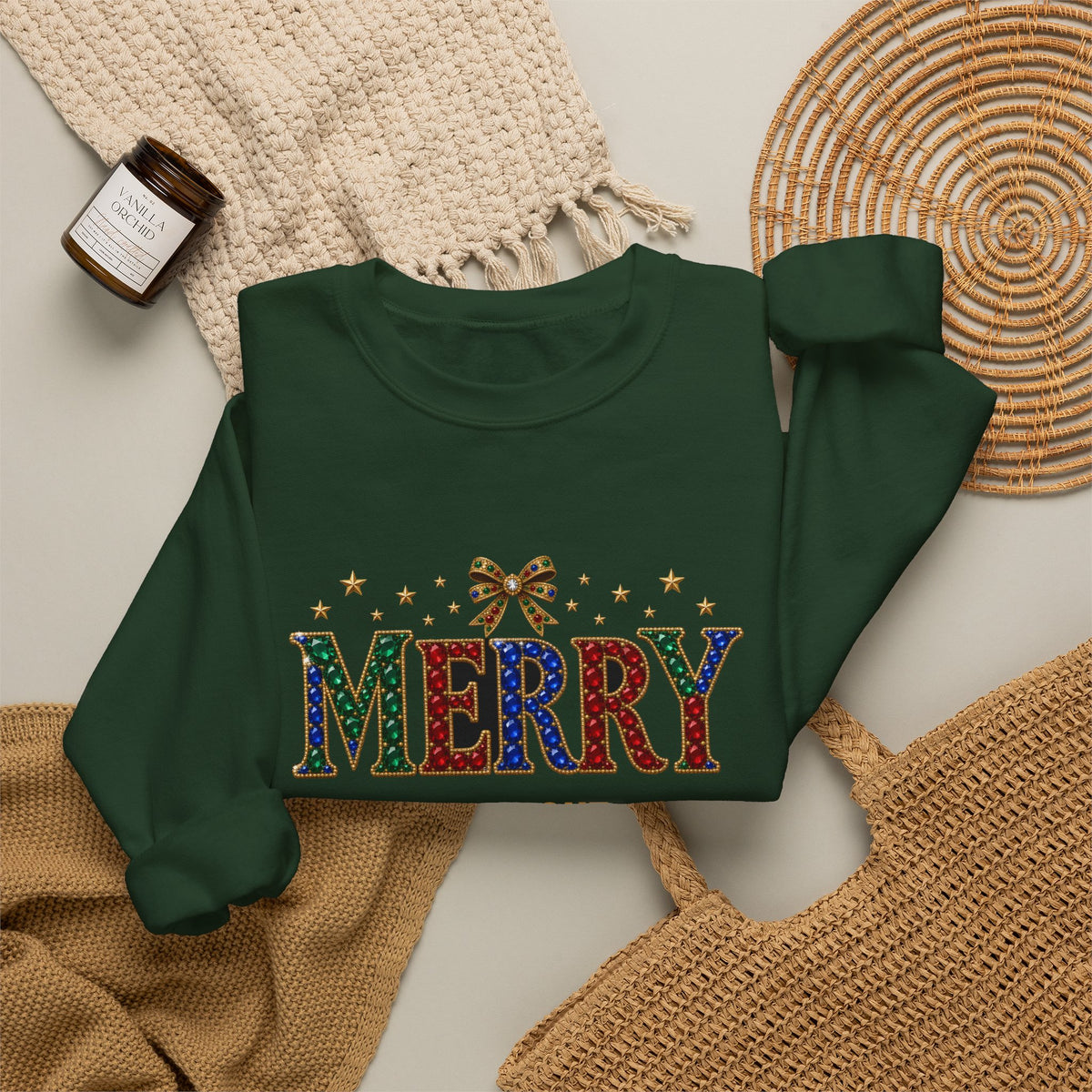 Merry & Bright Jewel Sweatshirt